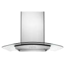 36" Modern Glass Wall Mount Range Hood view 4
