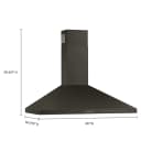 36" Chimney Wall Mount Range Hood with Dishwasher-Safe Grease Filters view 13