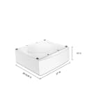 10" Pedestal for Front Load Washer and Dryer view 4