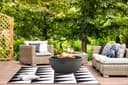 Fire bowl 39" Natural gas fired GFRC view 3