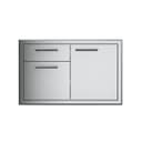 36" 304 Steel Door and Drawer view 1