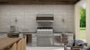 42" Grill 4 Burner with Rotiss Burner LP view 3