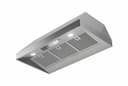 36" 1000 CFM liner insert hood 22in D view 1