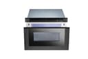 24" Built-In Microwave Drawer - Black Glass & Black Stainless view 6