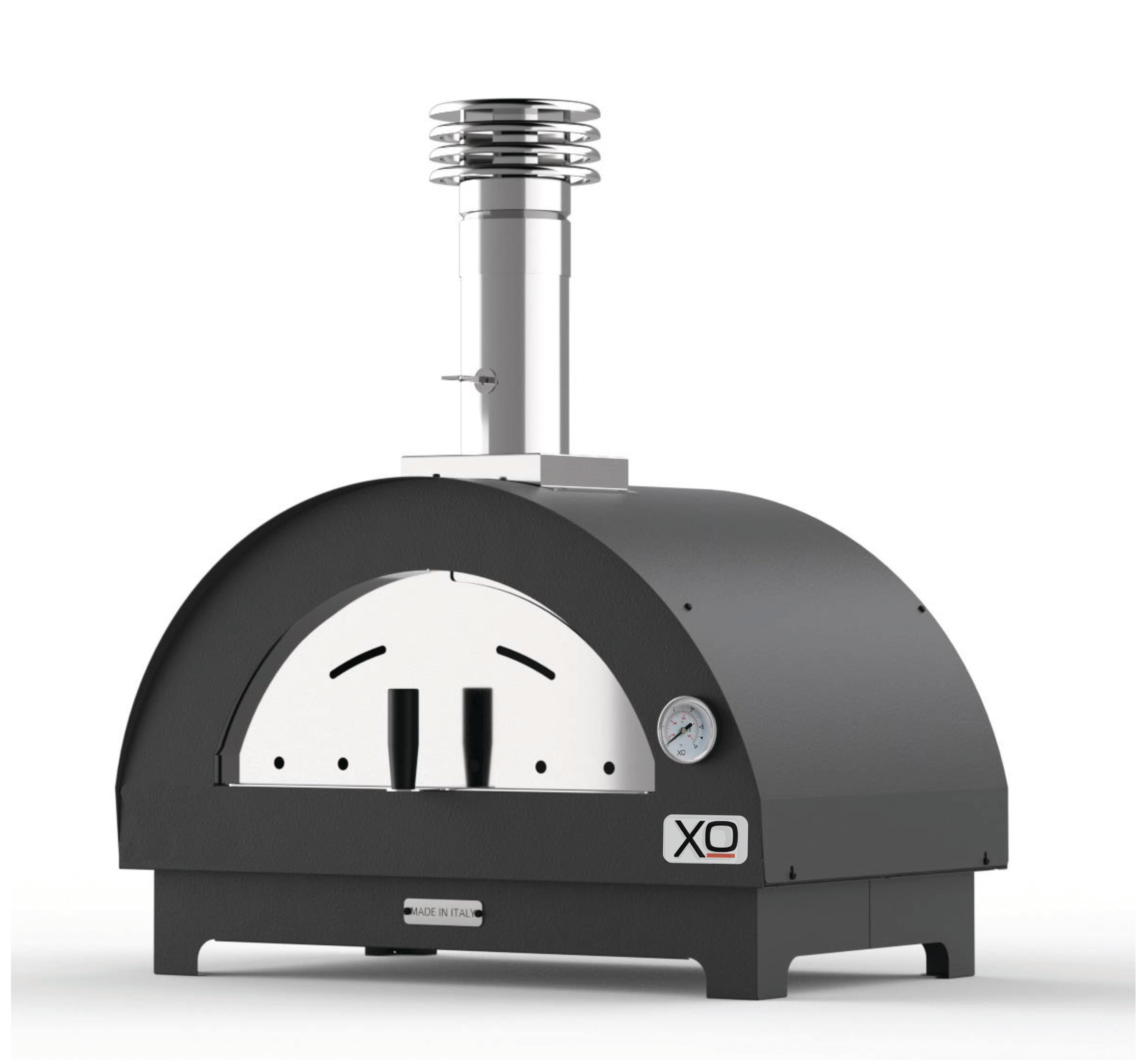 Tabletop 24" x 16" Wood-Fired Oven in Carbona (Black)