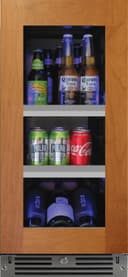 15" Beverage Center, Panel Ready Glass, Right Hinge view 1