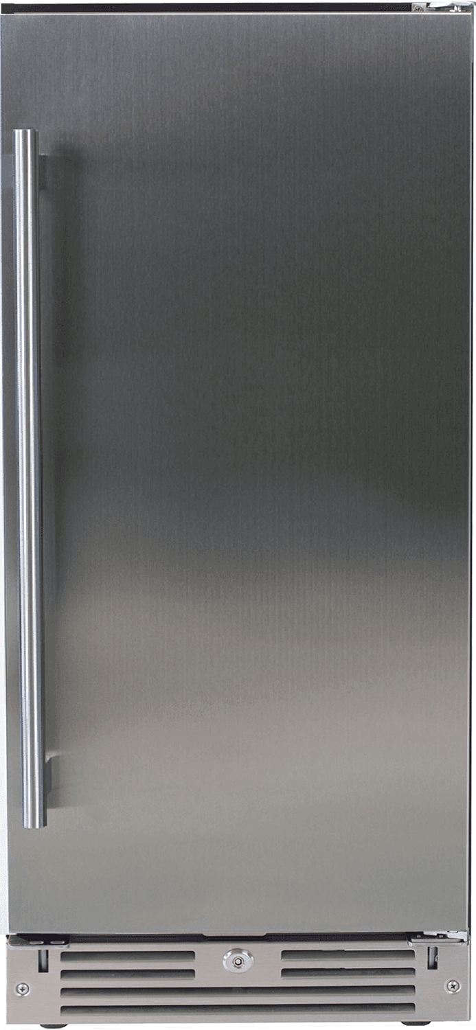 15" Beverage Center, Solid Stainless Steel, Right Hinge