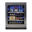 24" Designer Undercounter ADA Height Beverage Center with Optional Stainless Steel Door Kit view 1
