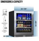 24" Beverage Center view 8