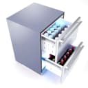 Outdoor Refrigerated Drawers 24" Solid Drawer Front view 2