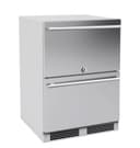 Outdoor Refrigerated Drawers 24" Solid Drawer Front view 3