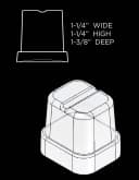 15" Clear Gourmet Ice Maker view 8