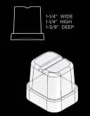 15" Clear Gourmet Ice Maker view 8