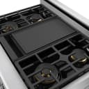 X Series 36-inch Professional Freestanding Dual Fuel Range Lp Converted view 10