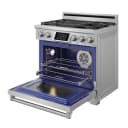 X Series 36-inch Professional Freestanding Dual Fuel Range Lp Converted view 3
