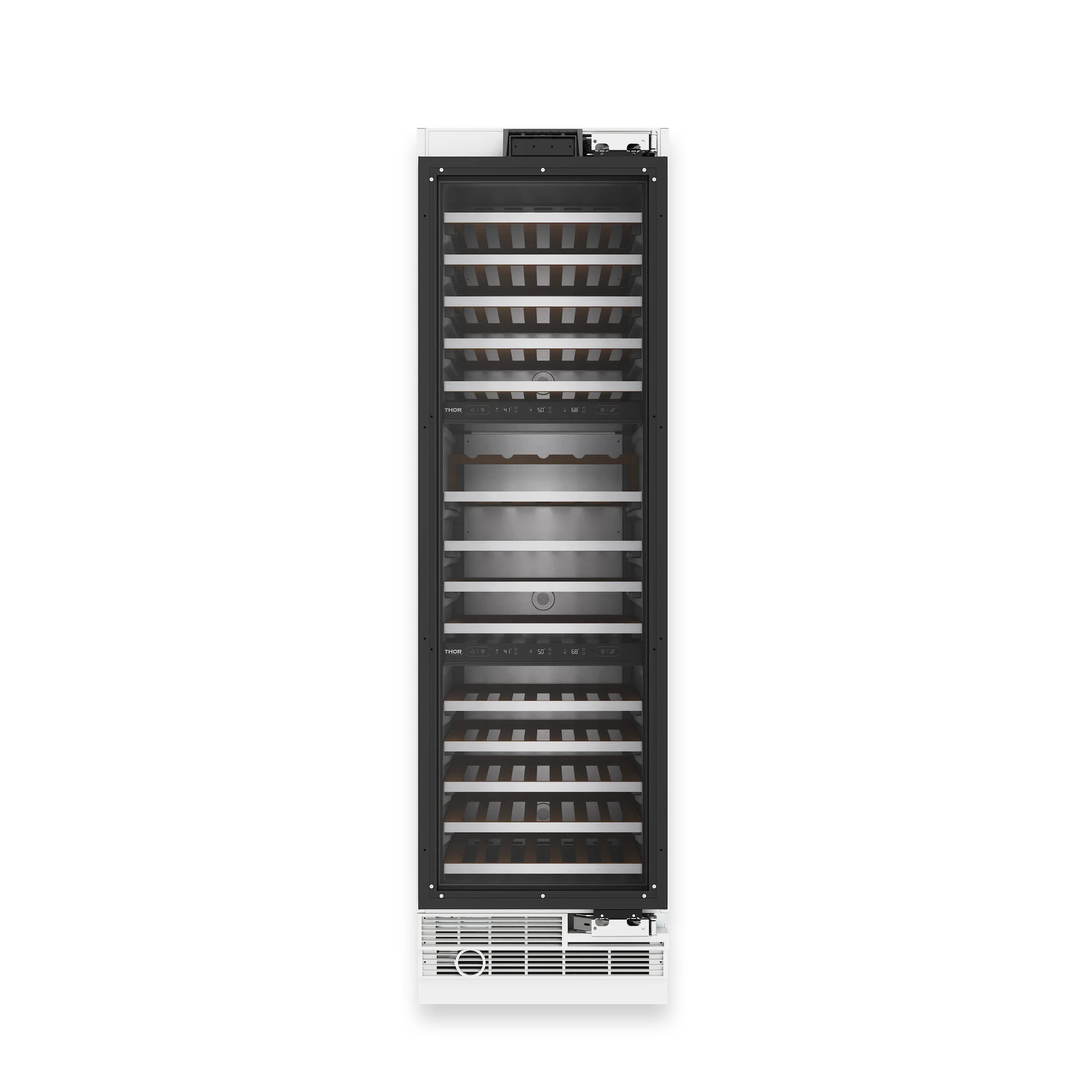 24-inch Built-in Column Wine Cooler, Panel Ready