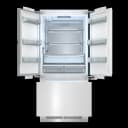 36-inch French Door Built-in Stainless-steel Panel-ready Refrigerator view 3