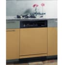 GE Monogram® American-Design Black Dishwasher with PermaTuf® Interior view 1