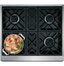 30" Dual-Fuel Professional Range with 4 Burners (Natural Gas) view 2