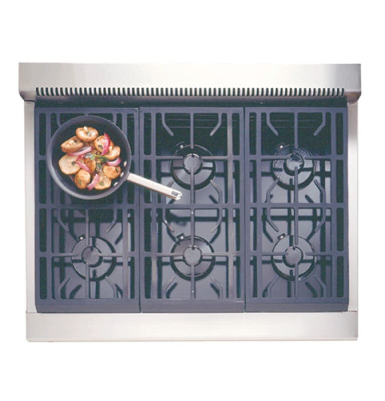 GE Monogram® 36" Professional Range with 6 Burners (Liquid Propane)