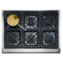 GE Monogram® 36" Dual-Fuel Professional Range with 6 Burners (Natural Gas) view 3