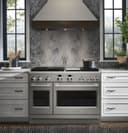 Monogram 48" Dual-Fuel Professional Range with 4 Burners, Grill, and Griddle (Natural Gas) view 3