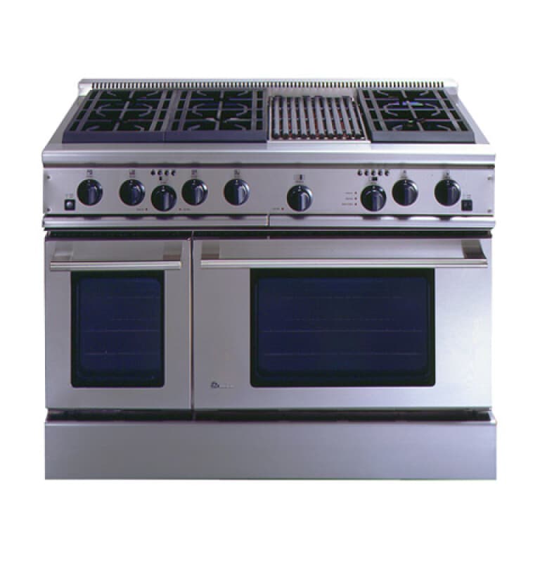 GE Monogram® 48" Professional Range with 6 Burners and Grill (Liquid Propane)