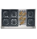 GE Monogram® 48" Dual-Fuel Professional Range with 6 Burners and Grill (Liquid Propane) view 3