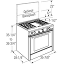 GE Monogram® 48" Dual-Fuel Professional Range with 6 Burners and Grill (Liquid Propane) view 8