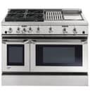 GE Monogram® 48" Dual-Fuel Professional Range with 4 Burners, Grill, and Griddle (Natural Gas) view 1