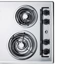 30" Wide 230V 4-Burner Coil Cooktop view 2