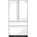 GE Monogram® 20.7 Cu. Ft. French-Door Two Drawer Free-Standing Refrigerator view 3