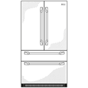 GE Monogram® 20.6 Cu. Ft. French-Door Two Drawer Free-Standing Refrigerator view 7