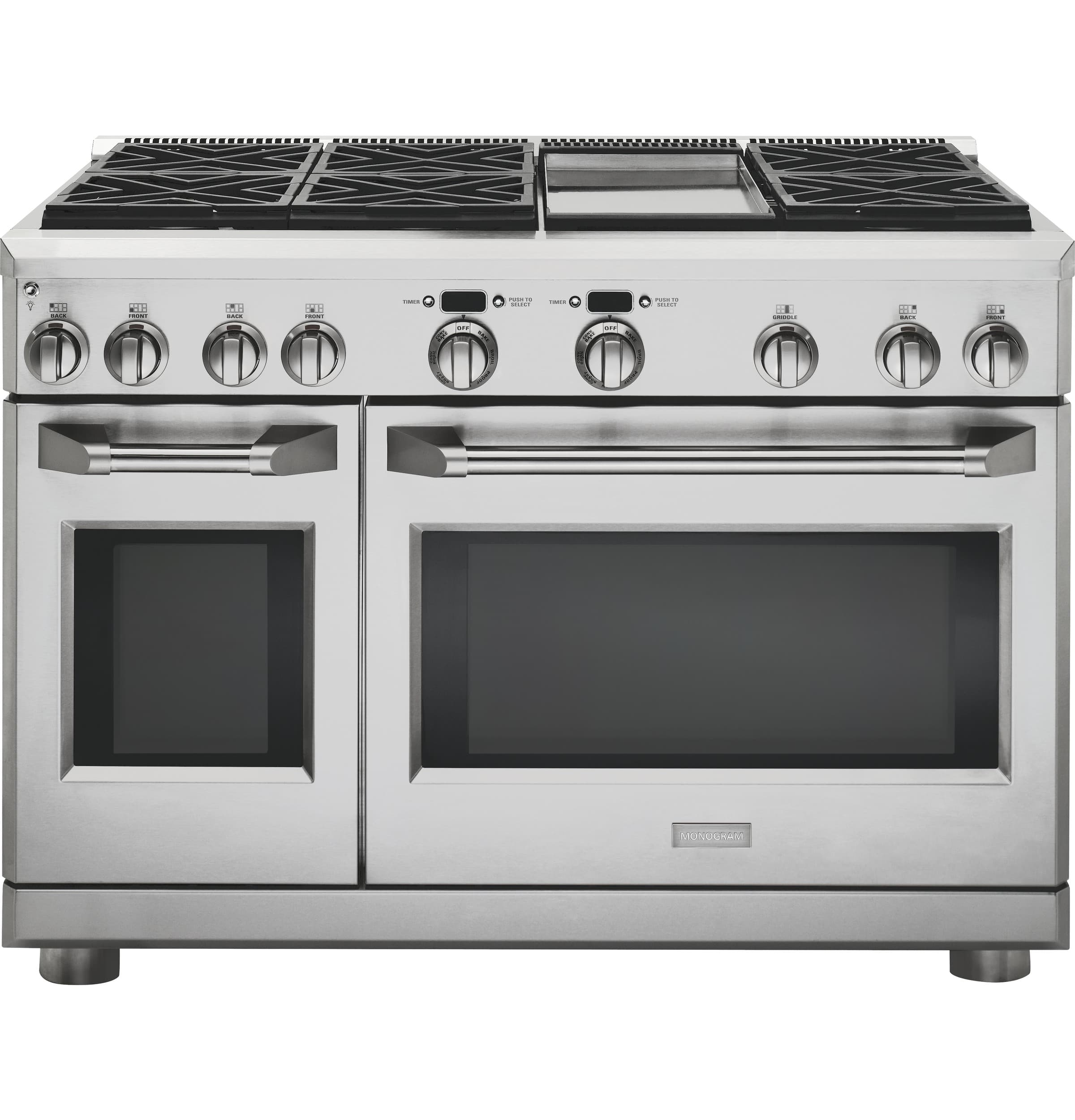 Monogram 48" All Gas Professional Range with 6 Burners and Griddle (Liquid Propane)