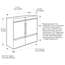 Right Side of GE Monogram® 72" Built-In Bottom-Freezer Refrigerator (must be ordered with ZICP720BSSS and ZICP720SSS) view 4