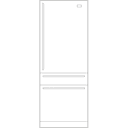 Monogram 30" Integrated Glass-Door Refrigerator for Single or Dual Installation view 15