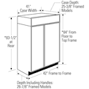 Monogram 42" Smart Built-In Side-by-Side Refrigerator view 9