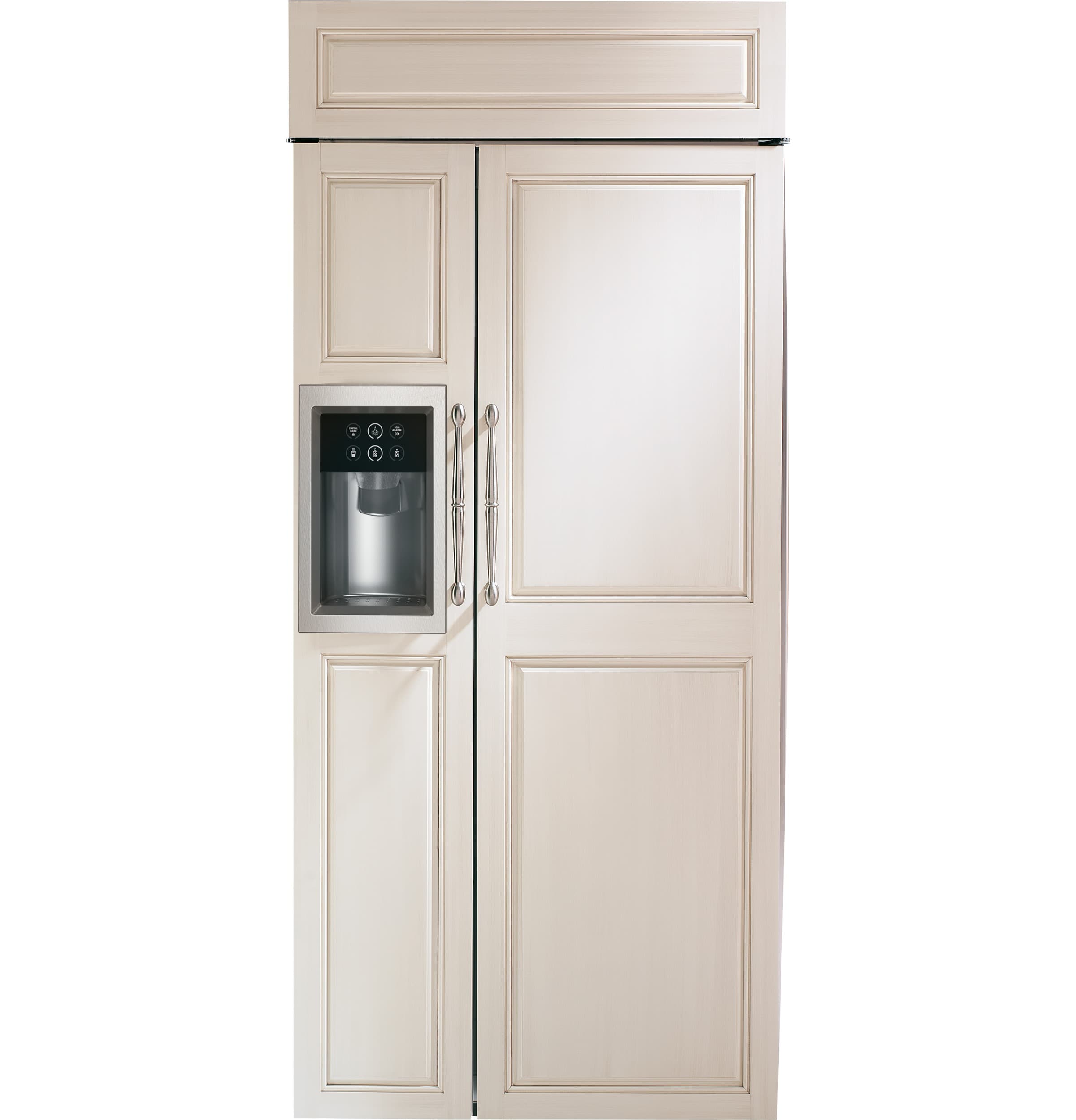 36" Smart Built-In Side-by-Side Refrigerator with Dispenser