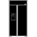 36" Smart Built-In Side-by-Side Refrigerator with Dispenser view 4