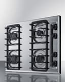 30" Wide 4-Burner Gas Cooktop view 2