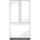 Monogram ENERGY STAR® 23.1 Cu. Ft. Counter-Depth French-Door Refrigerator view 8