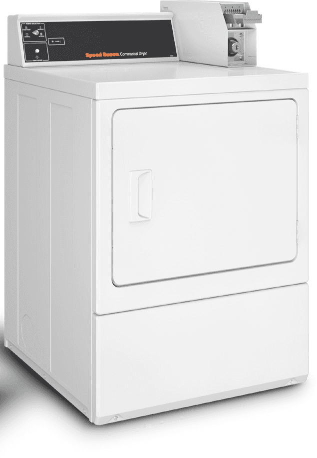 GAS Dryer with REAR Electronic Controls ‐ COIN SLIDE