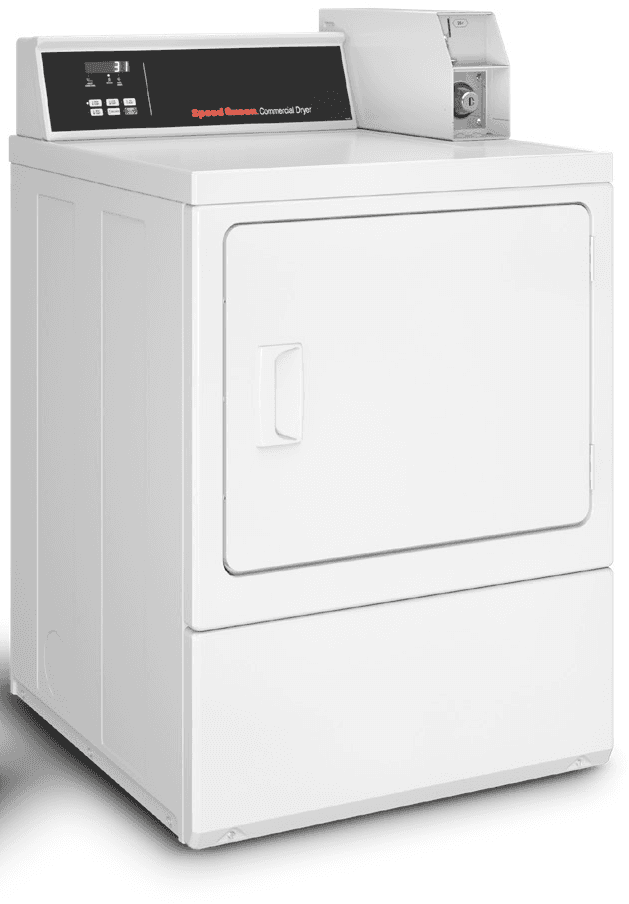 120/240 V ELECTRIC Dryer with REAR Electronic Controls - COIN DROP