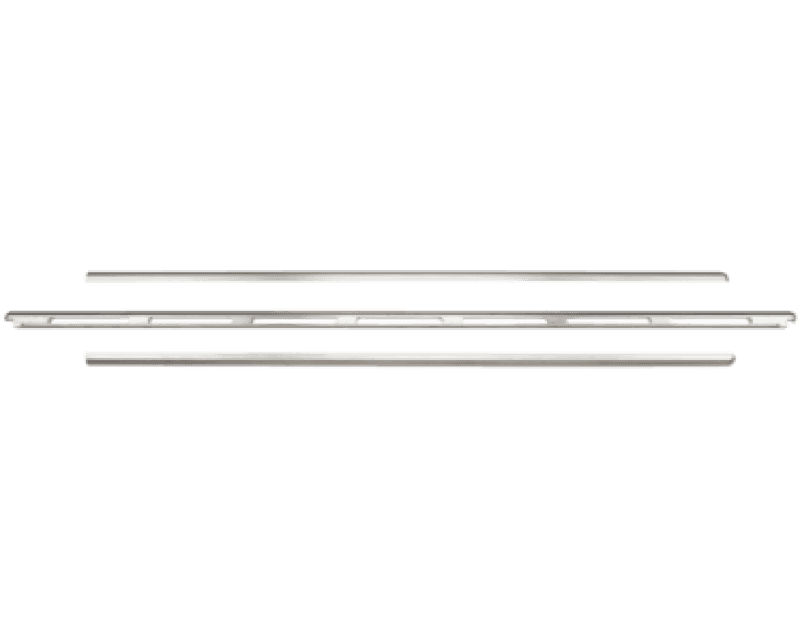 Front Control Electric and Induction Range Stainless Steel 3-Piece Trim Kit