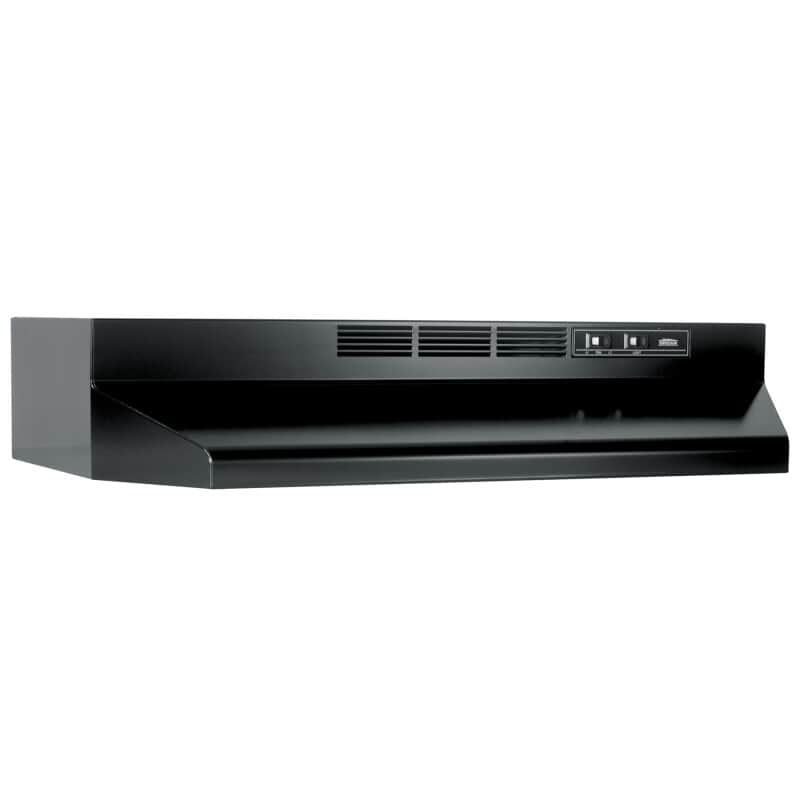 30Inch Ductless UnderCabinet Range Hood, Black