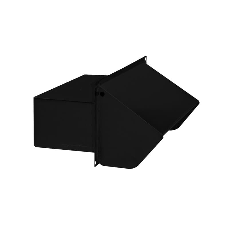 Broan-NuTone Steel Wall Cap, 3-1/4-Inch x 10-Inch Duct, Black