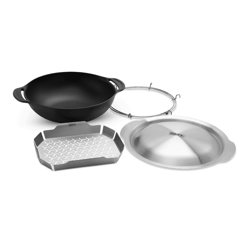 WEBER CRAFTED Wok & Steamer