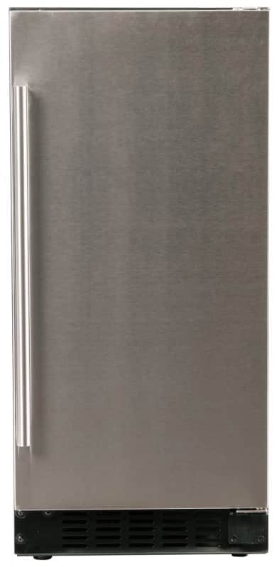 15" Refrigerator with Solid Stainless Door
