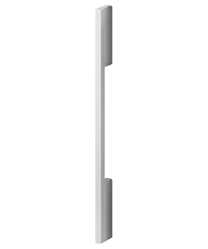 Contemporary Square Fine Aluminum Handle for Integrated Undercounter Wine & Beverage, 60cm