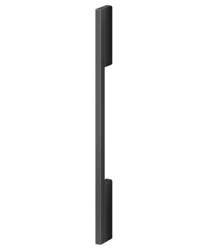 Contemporary Square Fine Black Handle for Integrated Undercounter Wine & Beverage, 60cm